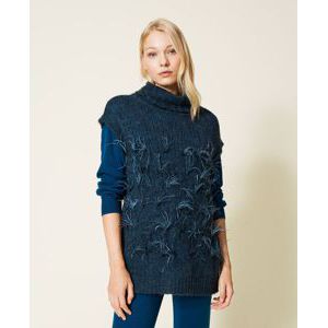 5. Maglia piume Blue opal Twin Set 212ll3hpp