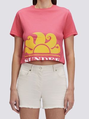 T-shirt cropped Pitaya 01 Sundek