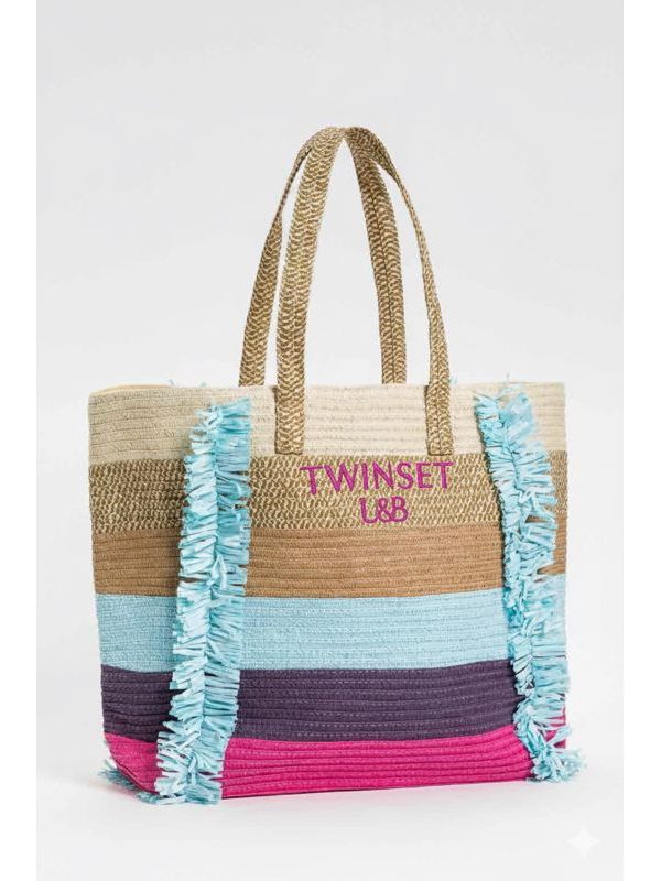 1. Multicolored tote Multicolor Twin Set 241lb7100