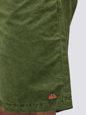 4. Bermuda popeline stonewashed Dark ar. Green Sundek m231wkpp900
