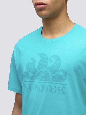 2. Simeon t-shirt with maxi sundek logo Seabreeze Sundek m021tej78ot