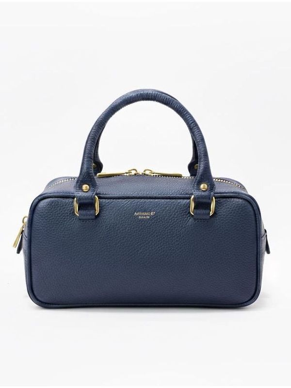 1. Bauletto in pelle Fabiola Blu Avenue 67 aa011a0021