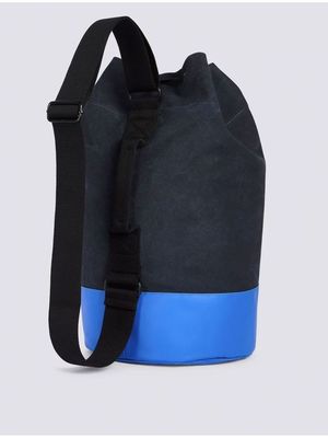 2. Borsa a spalla in canvas lavato Navy 01 Sundek am248abca500