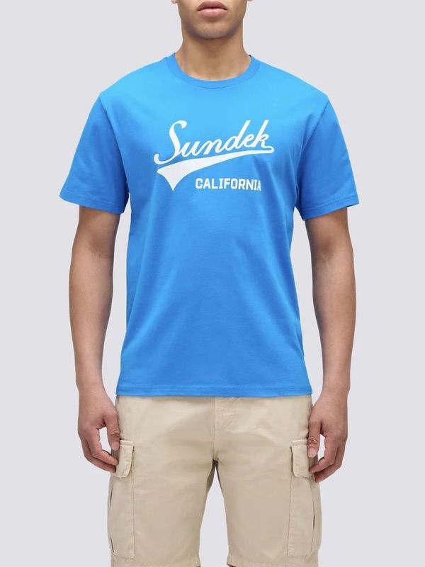 1. T-shirt logo Sundek Twitter Sundek m682tej7800