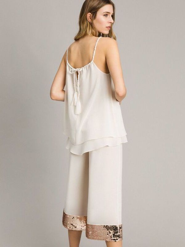 Paillettes top Milkway Twin Set InFashionStore